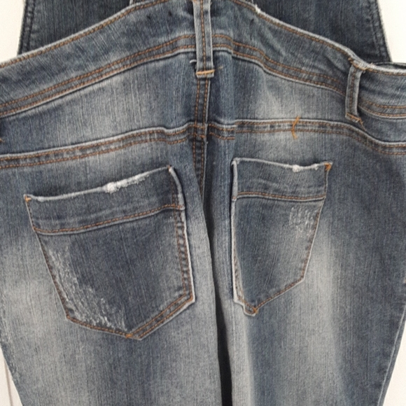 NWT Over The Top Blue Jean Overalls By Kelly Renee - Picture 8 of 10